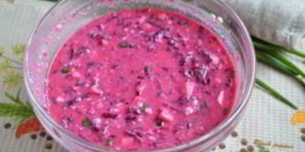 борщ на кефире