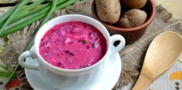 борщ на кефире