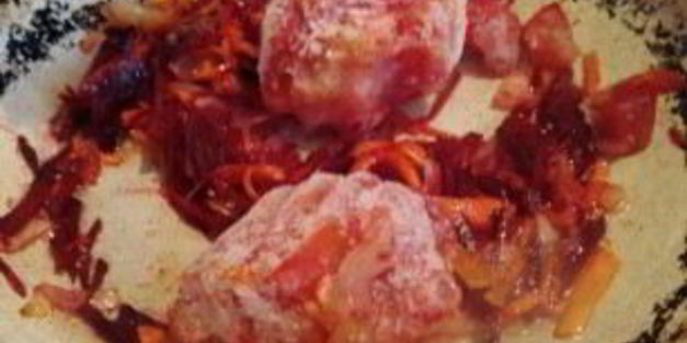 борщ на постной говядине