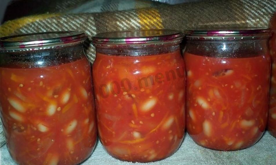 Рецепт борщ на зиму с фасолью