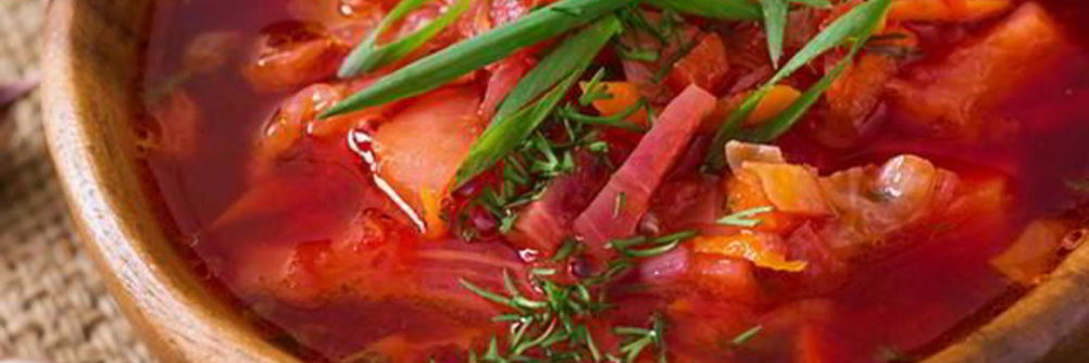 Борщ по-французски