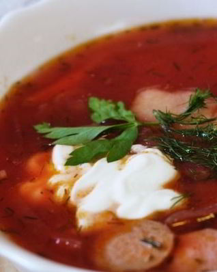 Борщ по-львовски