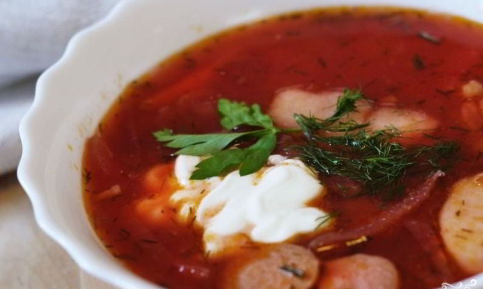 Рецепт борщ по-львовски