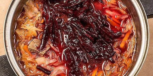 борщ с чесноком