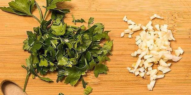 борщ с чесноком