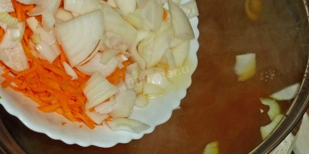 борщ с фасолью постный