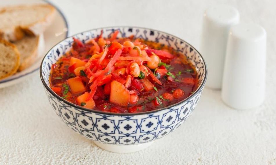 Рецепт борщ с фасолью