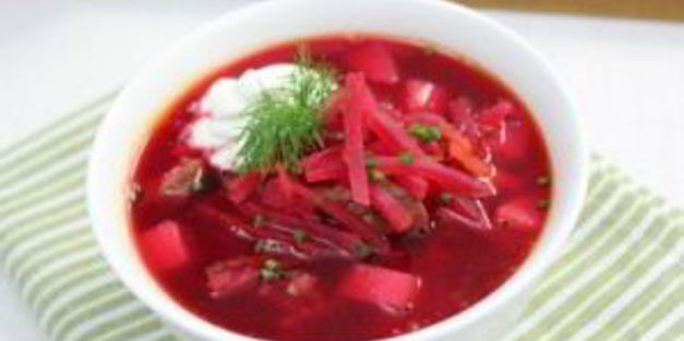 борщ с говядиной