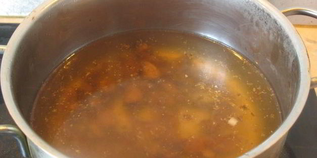 борщ с грибами