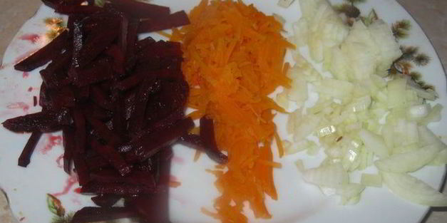 борщ с грибами