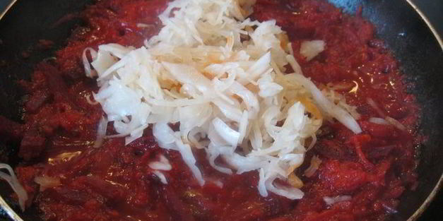 борщ с грибами