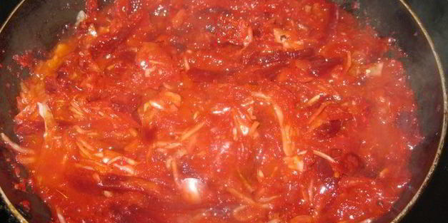 борщ с грибами