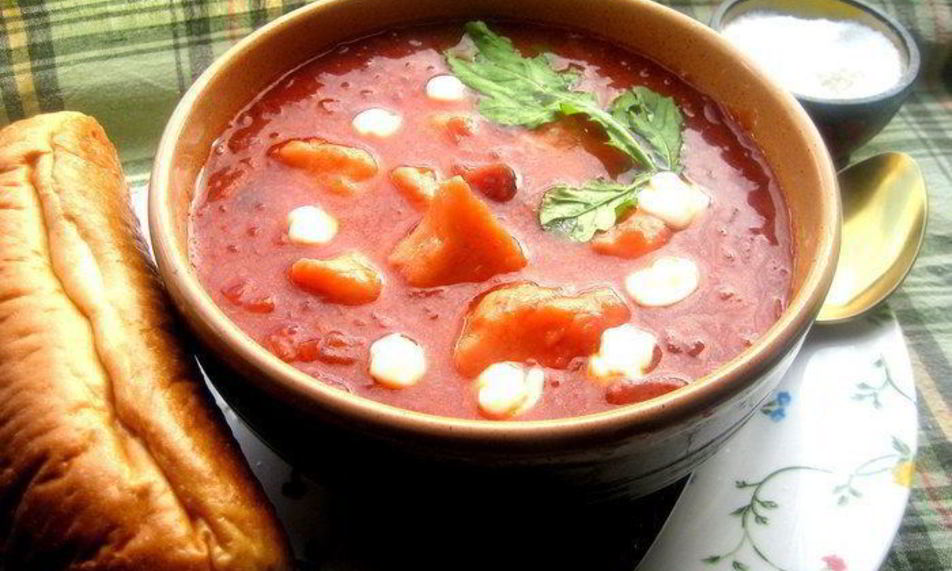 Рецепт борщ с картофельными ньокками