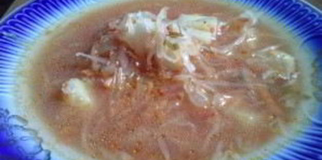 борщ с кислой капустой на перепелах