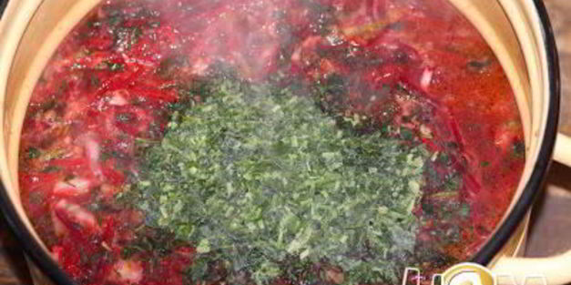 борщ с крапивой