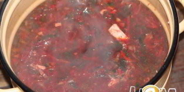 борщ с крапивой