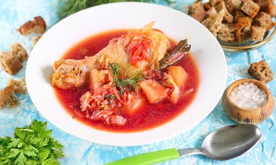 Рецепт борщ с курицей в мультиварке