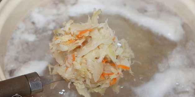 борщ с квашеной капустой