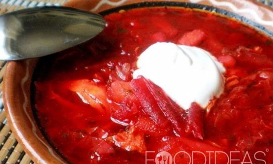 Рецепт борщ с маринованной свеклой