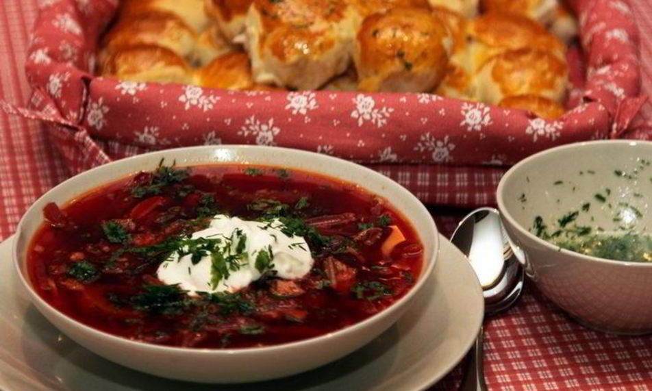 Рецепт борщ с мясом