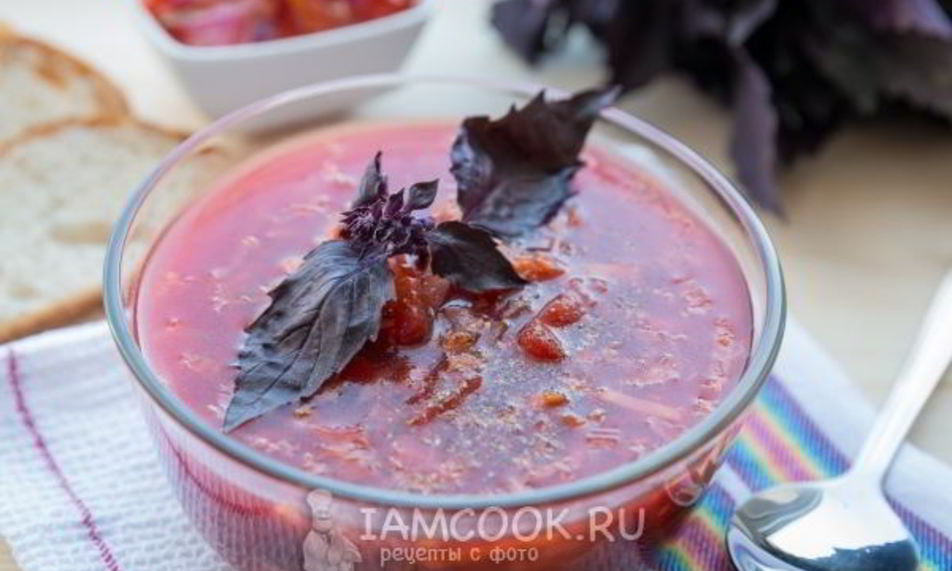 Рецепт борщ с пекинской капустой