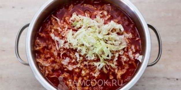 борщ с пекинской капустой