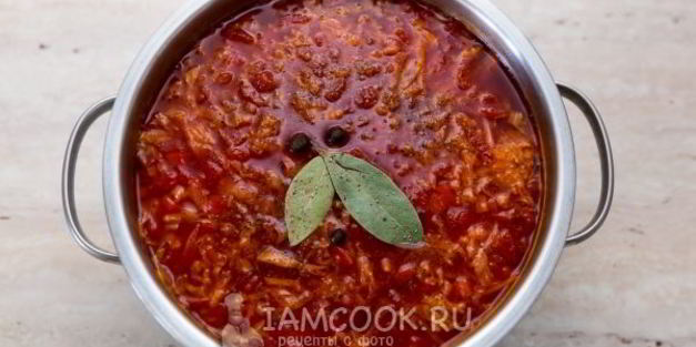 борщ с пекинской капустой