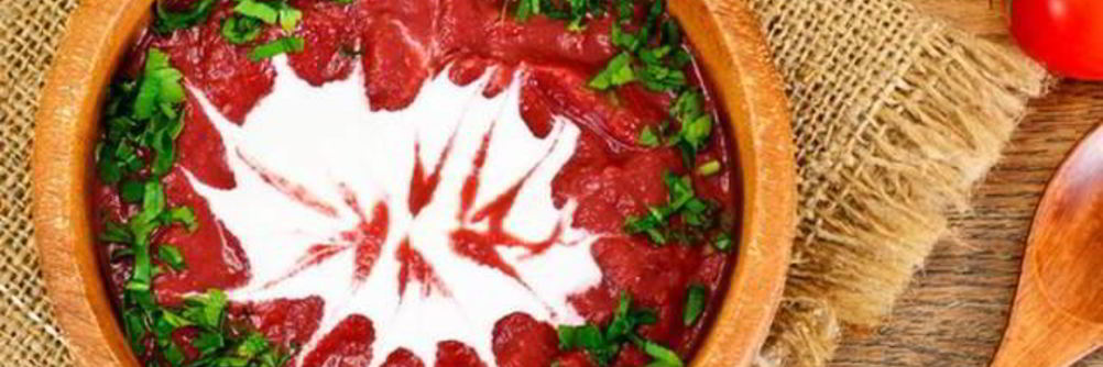 Борщ с пюре