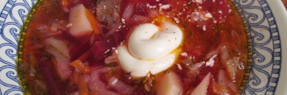 Борщ с тушенкой