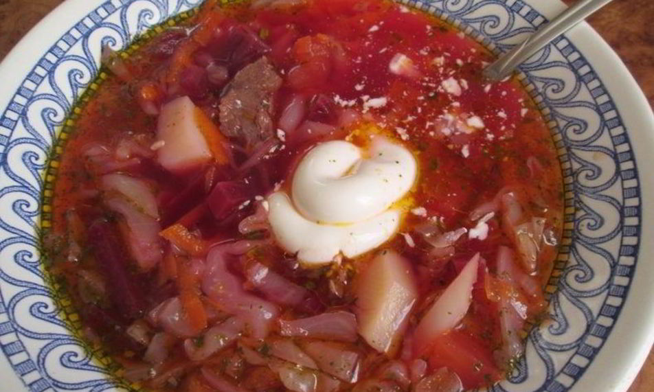 Рецепт борщ с тушенкой