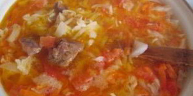 борщ с тушенкой