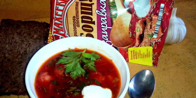 борщ с заправкой