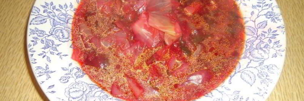 Борщ со свеклой