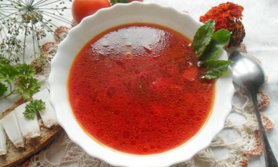 Рецепт борщ со свекольной ботвой в мультиварке