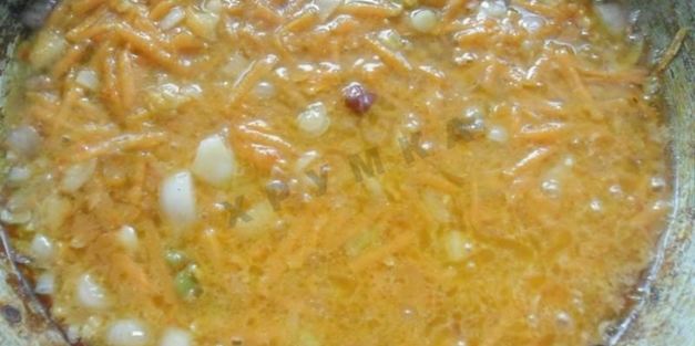 борщ со свекольной ботвой