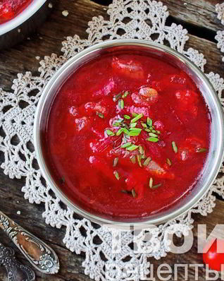 Борщ со свининой