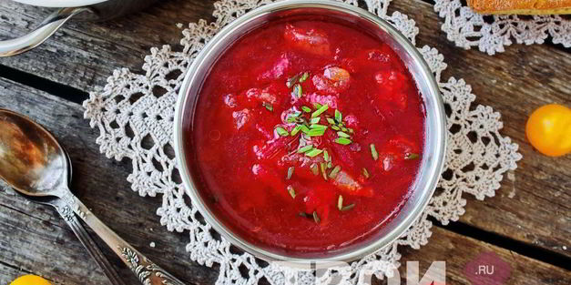 борщ со свининой