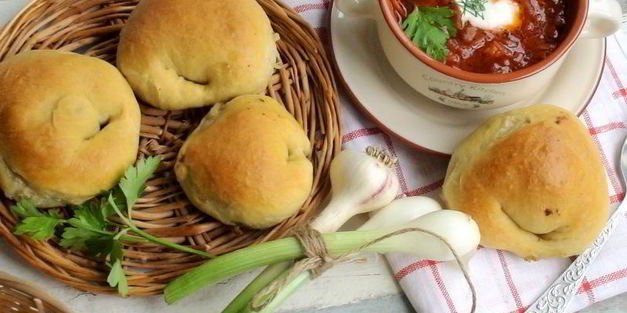 борщ, томленный в духовке