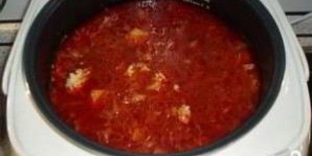 борщ в мультиварке