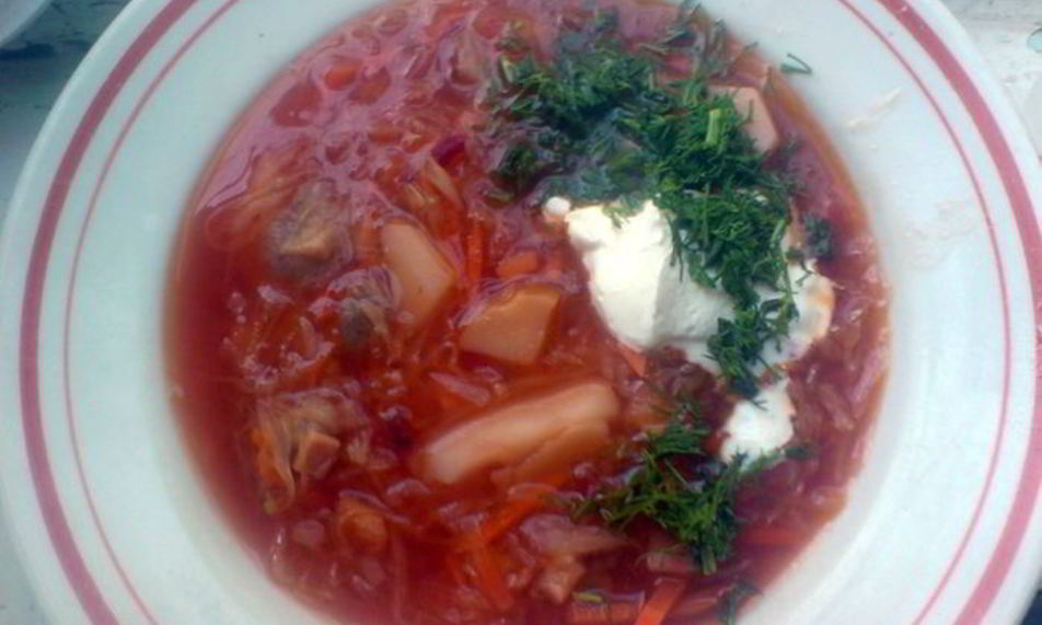 Рецепт борщ вегетарианский с грибами