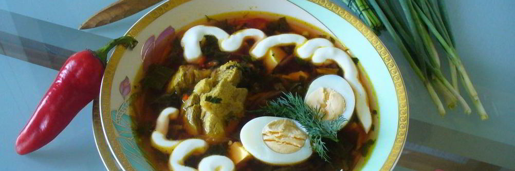 Борщ зеленый