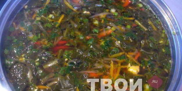 борщ зеленый