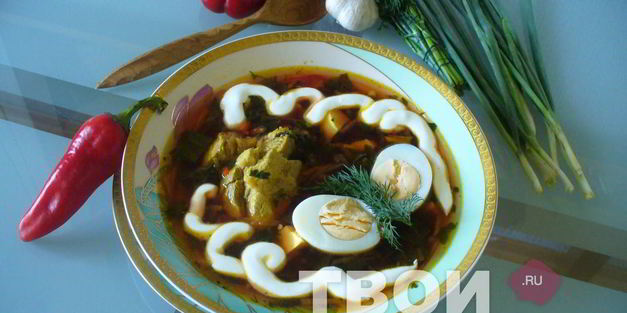 борщ зеленый