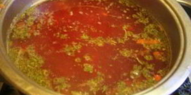 диетический борщ