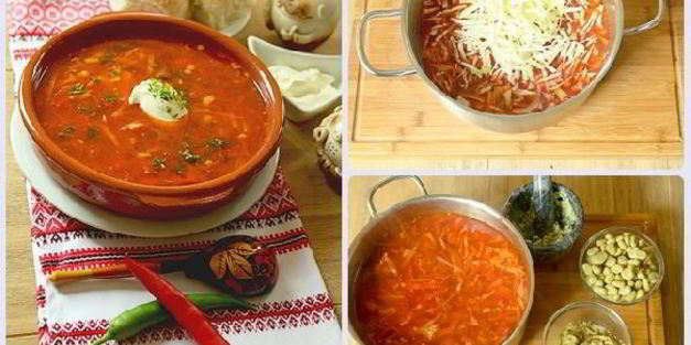 гетманский борщ