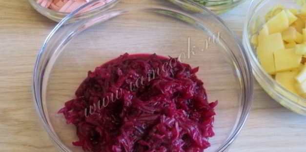 холодный борщ из свеклы