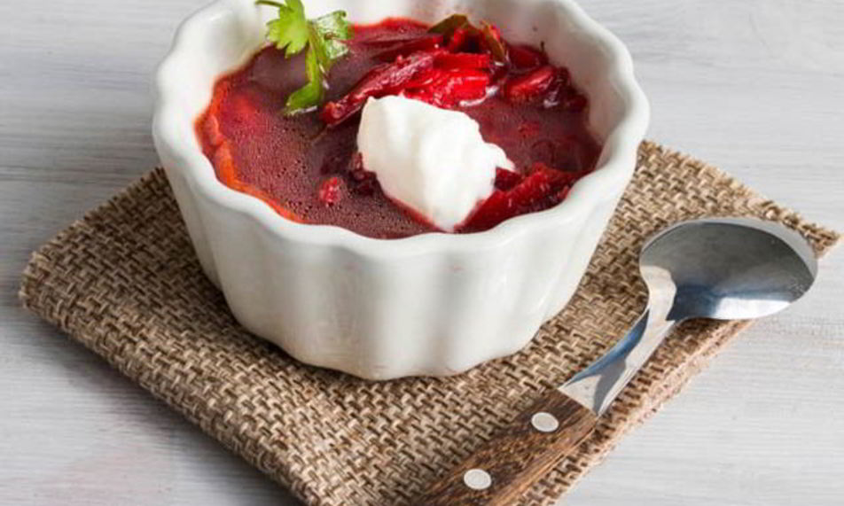 Рецепт холодный борщ на минеральной воде