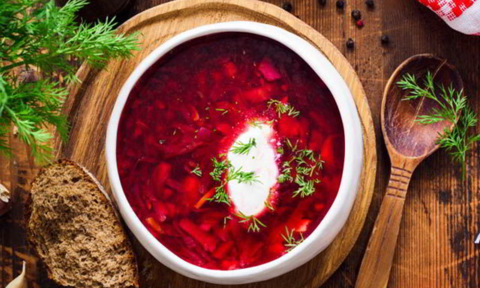 Рецепт холодный борщ на свекольно-овощном отваре