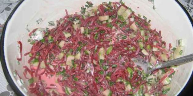 холодный борщ saltibarsciai