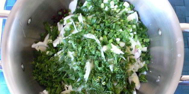 холодный литовский борщ